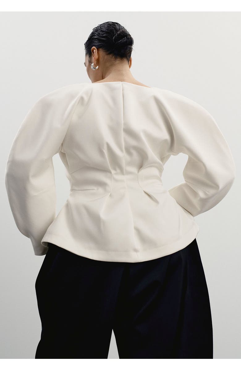 11 Honoré Crescent Moon Jacket, Alternate, color, Vanilla Ice