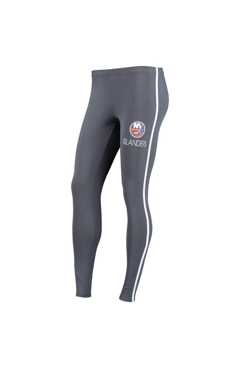 CONCEPTS SPORT Women's Concepts Sport White/Charcoal New York Islanders Sonata T-Shirt & Leggings Set, Alternate, color, 