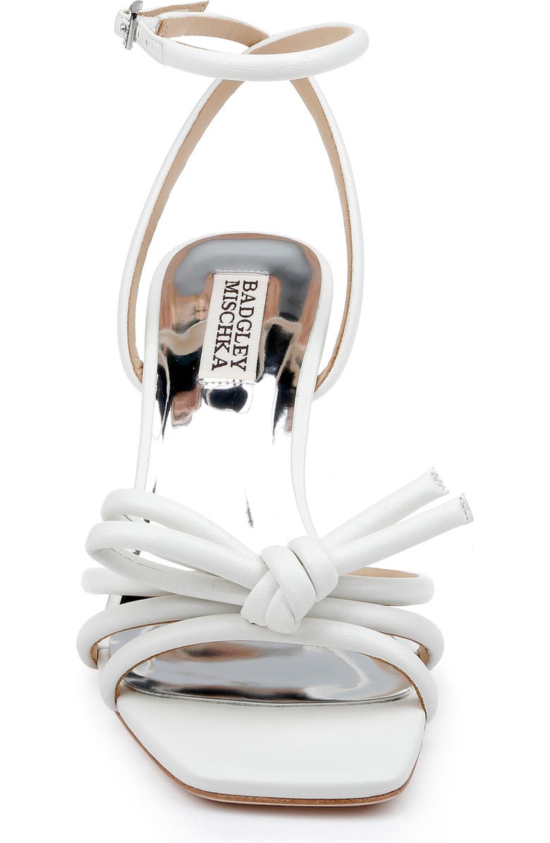 Badgley Mischka Collection Luciana Ankle Strap Wedge Sandal, Alternate, color, Soft White