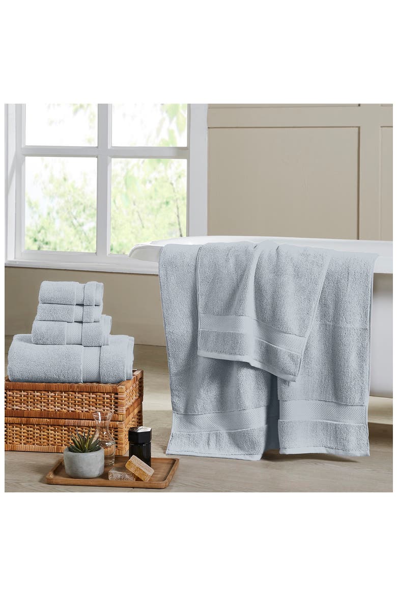 Luxury Quick Dry 6-Piece Towel Set, Alternate, color, SMOKE