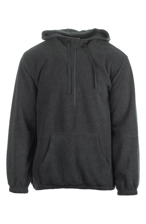 Polar Fleece Quarter Zip Hoodie