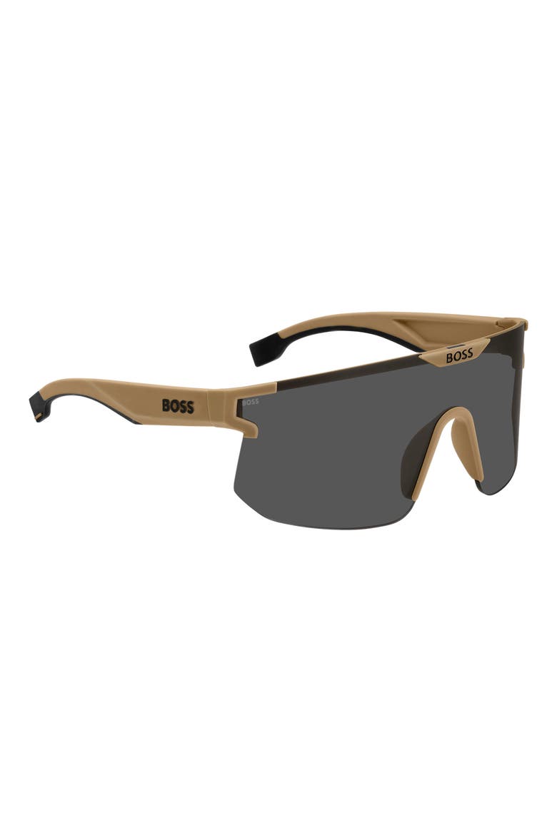 99mm Shield Sunglasses, Alternate, color, BEIGE BLACK