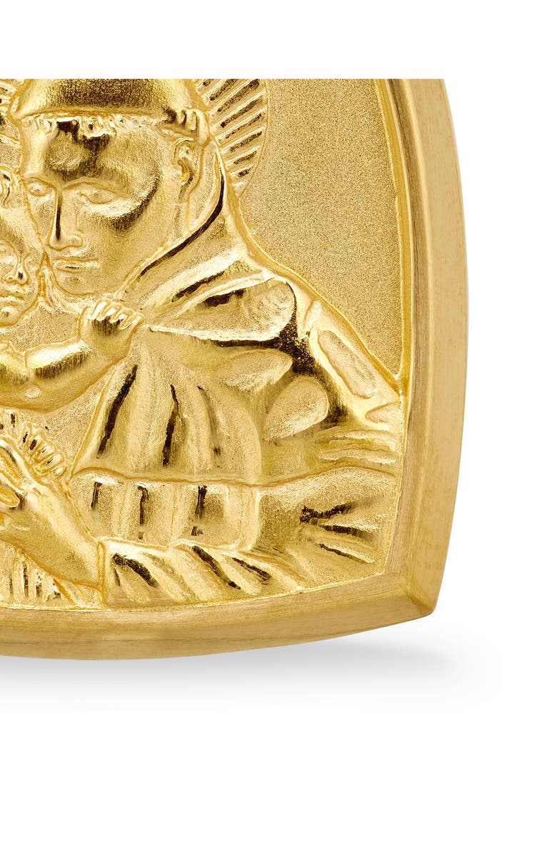 David Yurman St. Anthony Amulet in 18K Yellow Gold, Alternate, color, 18K Yellow Gold