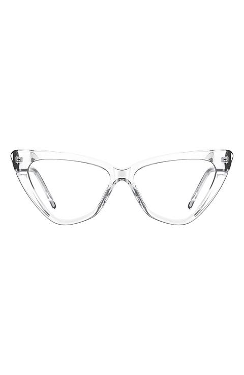 Vanna 55mm Cat Eye Blue Light Blocking Glasses