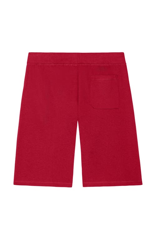 Dalix Mens Astronaut Midweight Fleece Short In Red
