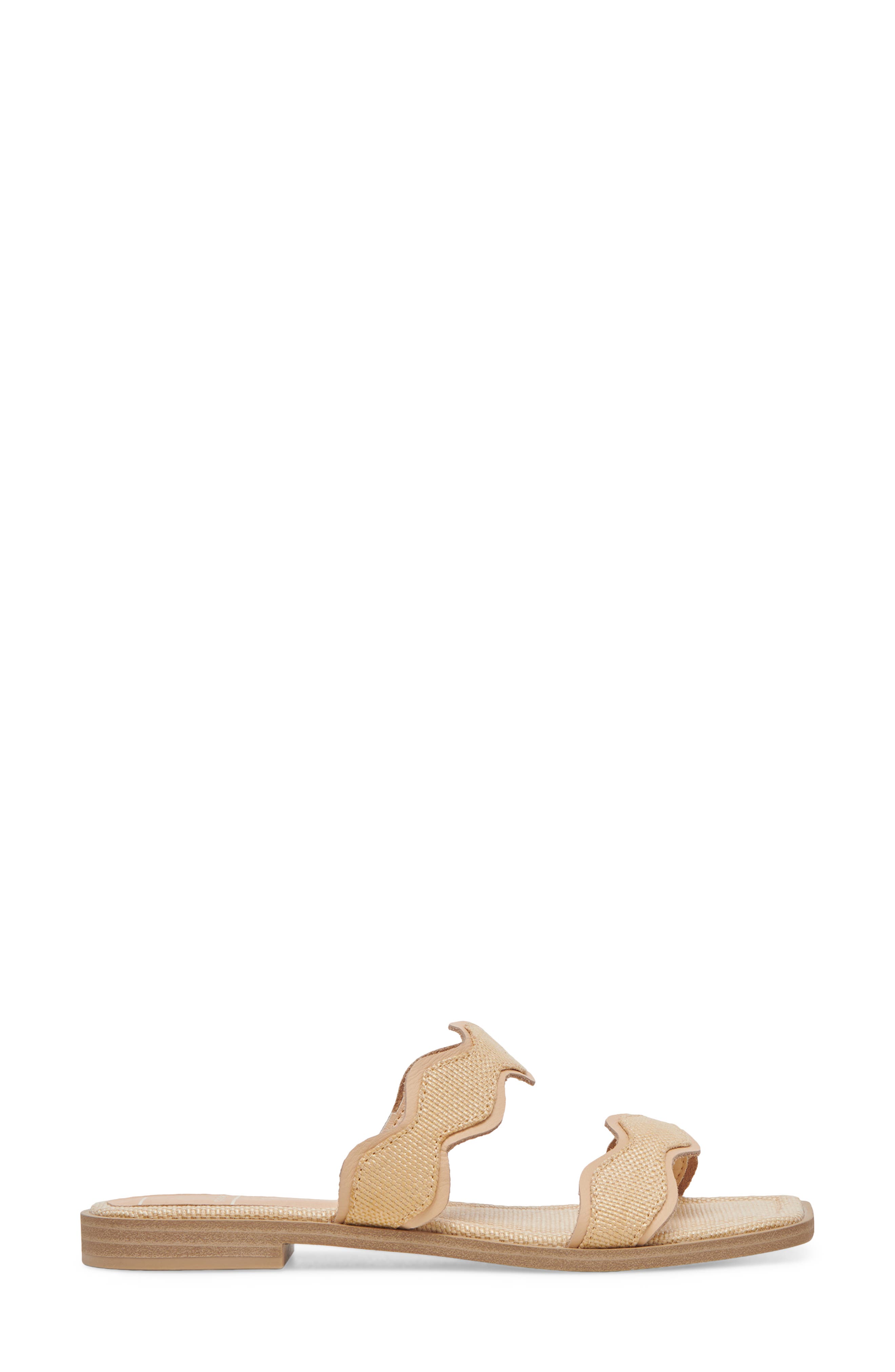Ilva Low Slide Sandal, Alternate, color, LIGHT NATURAL RAFFIA