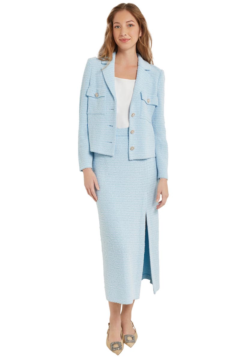 Misook Tweed Jacket, Alternate, color, 