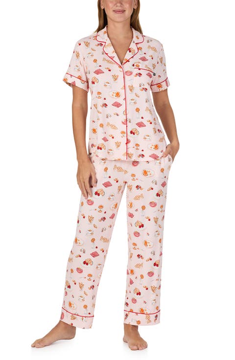 print crop pajamas