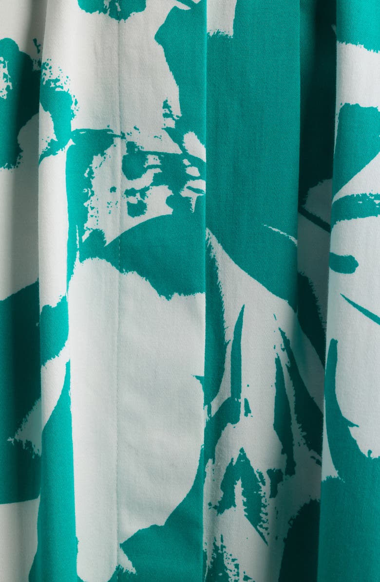 Anne Klein Floral Print Midi Dress, Alternate, color, 