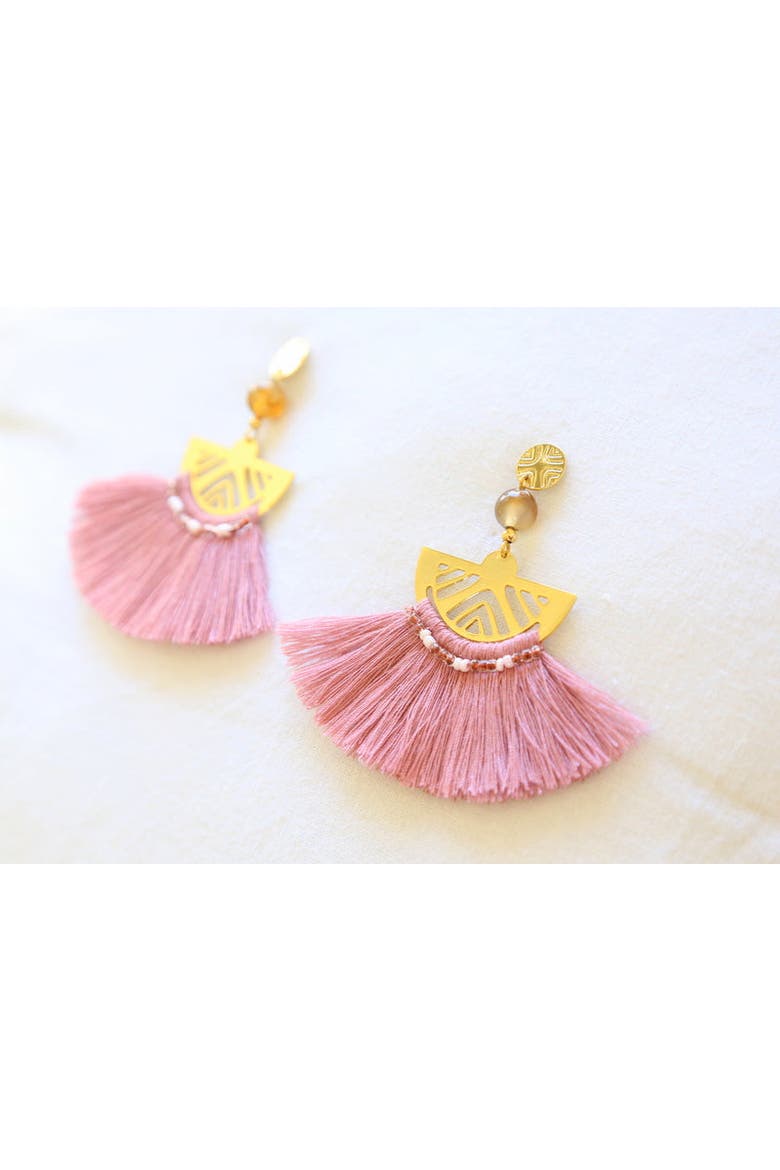 Tassel Bracelet, Alternate, color, Pearl