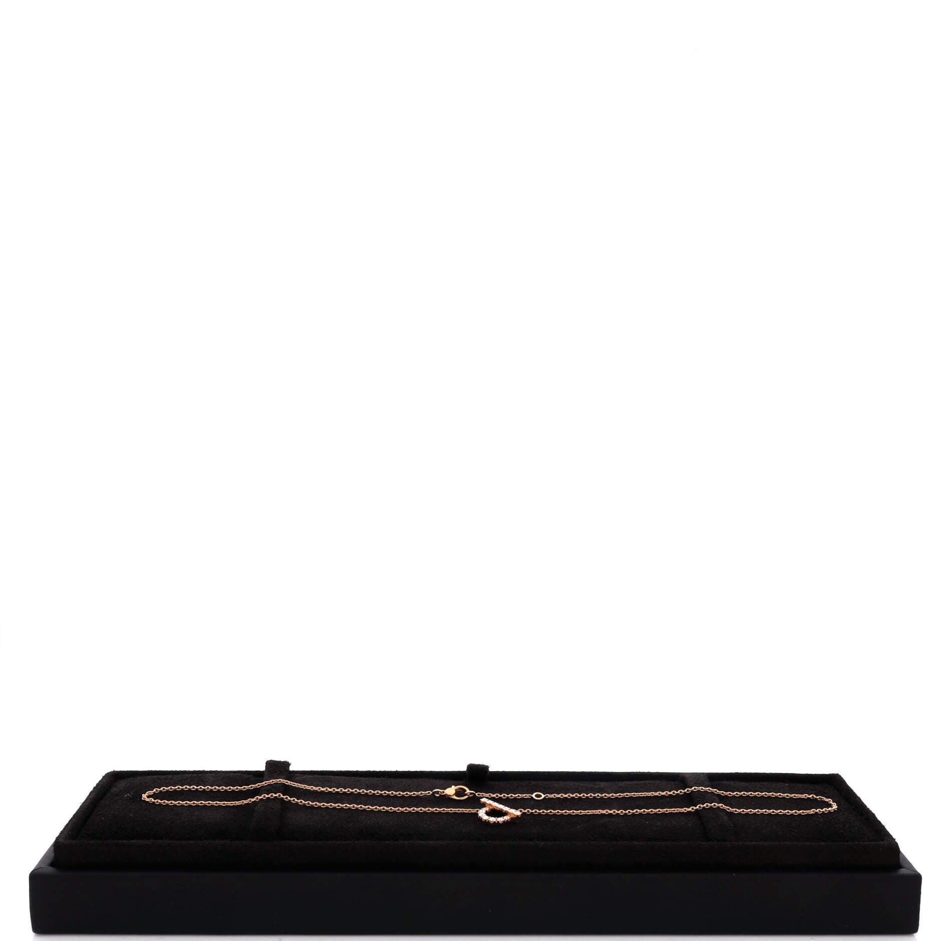 Finesse Pendant Necklace 18K Rose Gold and Diamonds, Alternate, color, Rose Gold
