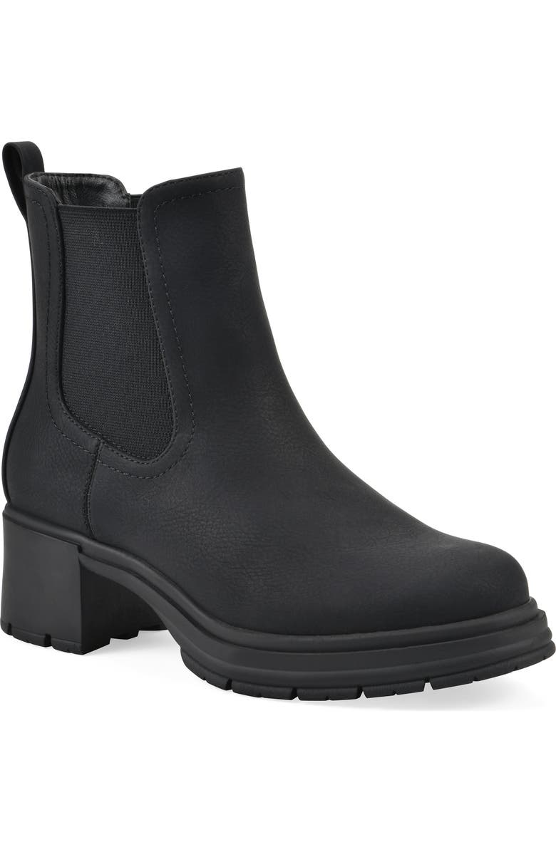 CLIFFS BY WHITE MOUNTAIN Mingo Chelsea Boot, Main, color, Black/ Nubuck
