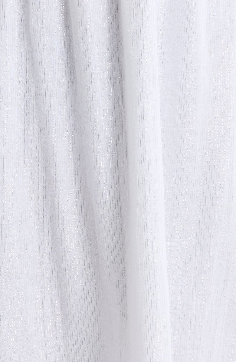 PQ SWIM Emery Shimmer Cover-Up Midi Dress, Alternate, color, White