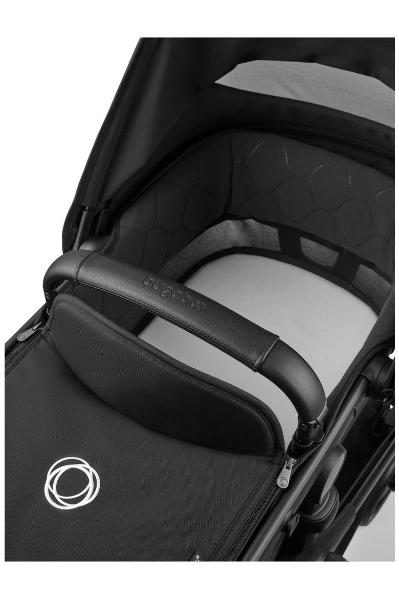 Kangaroo Single-to-Double Stroller with Bassinet, Alternate, color, BLACK