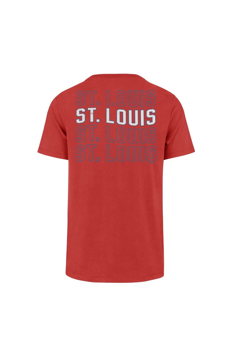 '47 Men's '47 Red St. Louis Cardinals Hang Back Franklin T-Shirt, Alternate, color, Red