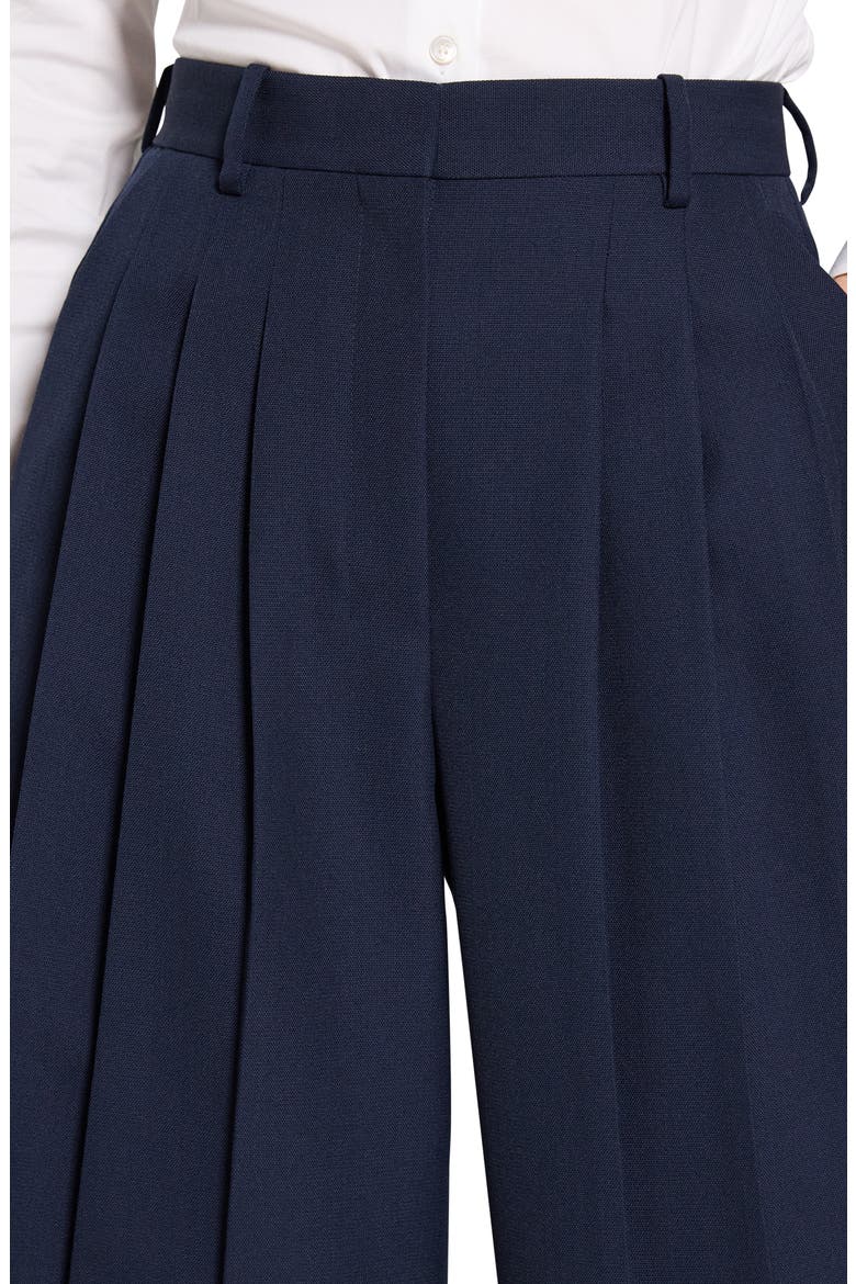 Wool Blend Wide Leg Pants, Alternate, color, NOCTURNE NAVY
