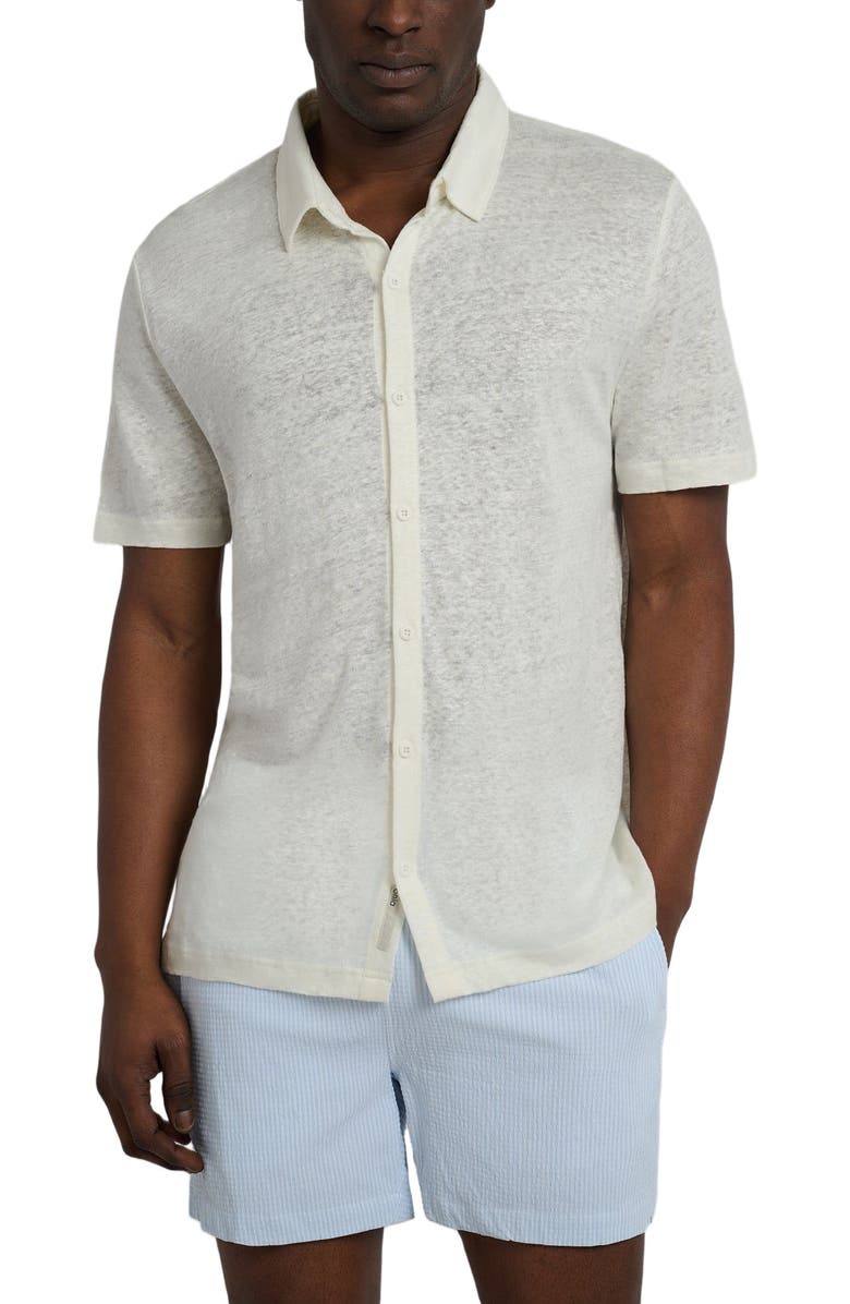 Onia Dylan Linen Shirt, Alternate, color, 