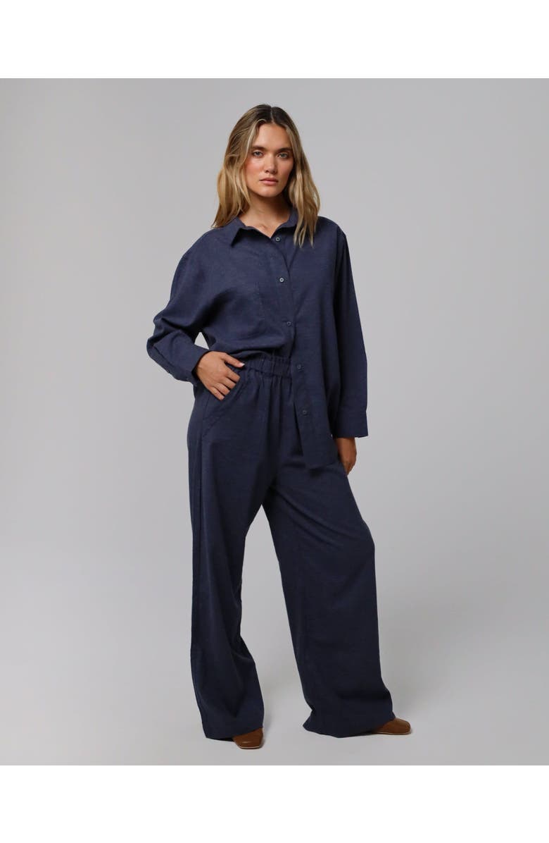 JUANA Lyricist High Rise Pull-on Pants, Main, color, Navy