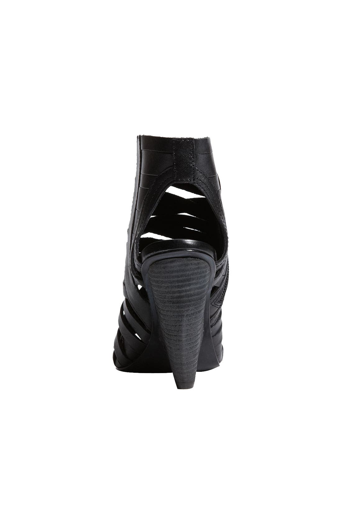 'Neda' Sandal, Alternate, color, BLACK
