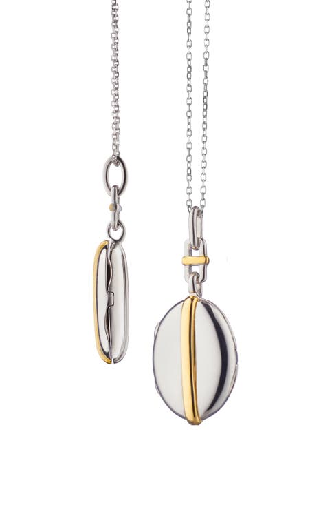 Tess Slim Oval Locket Necklace