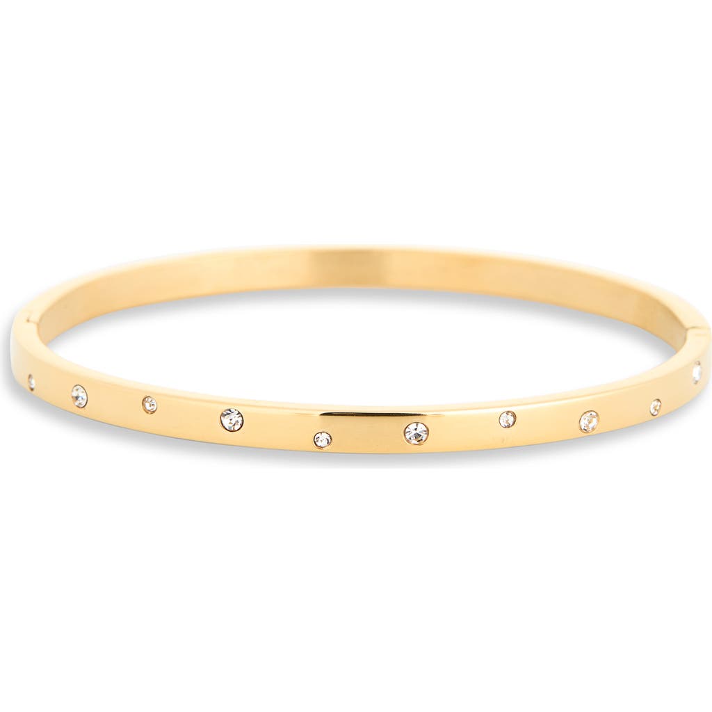 EYE CANDY LOS ANGELES Gemma Cubic Zirconia Bangle Bracelet in Gold at Nordstrom Rack
