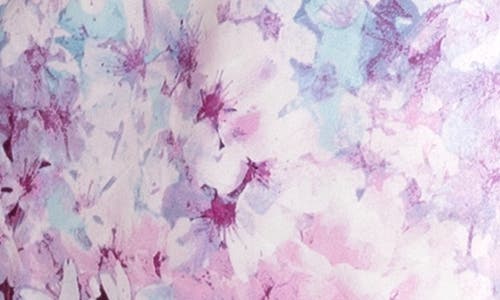 In Bloom By Jonquil Floral Satin Lace Inset Chemise In Lavender