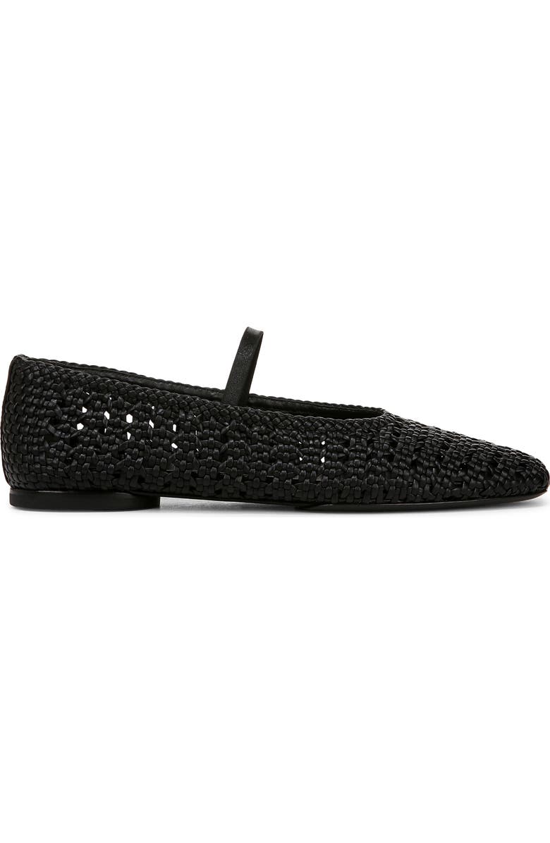 Vince Vivian Mary Jane Flat, Alternate, color, Black