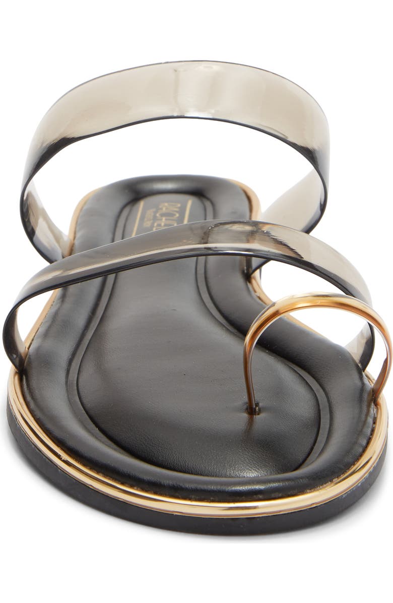 RACHEL Rachel Roy Boca Slide Sandal, Alternate, color, Black Clear