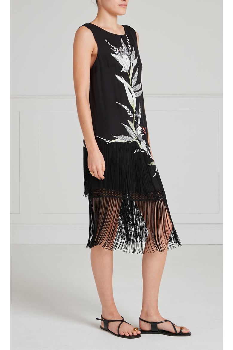 Madeline Mini Dress, Alternate, color, Black