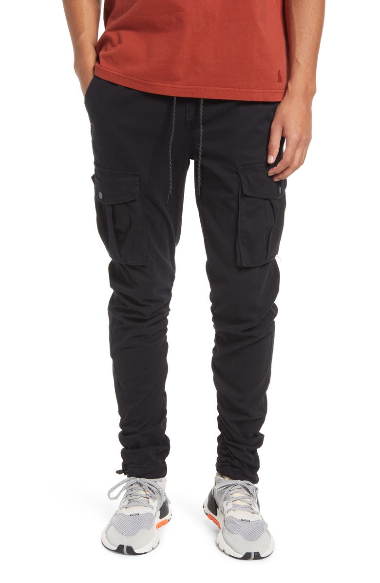 KUWALLA Stack Cotton Blend Cargo Joggers, Main, color, 