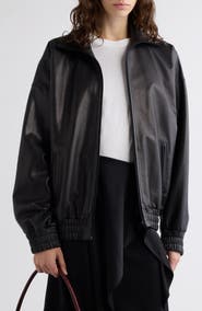 Acne Studios Lambskin Leather Blouson Jacket