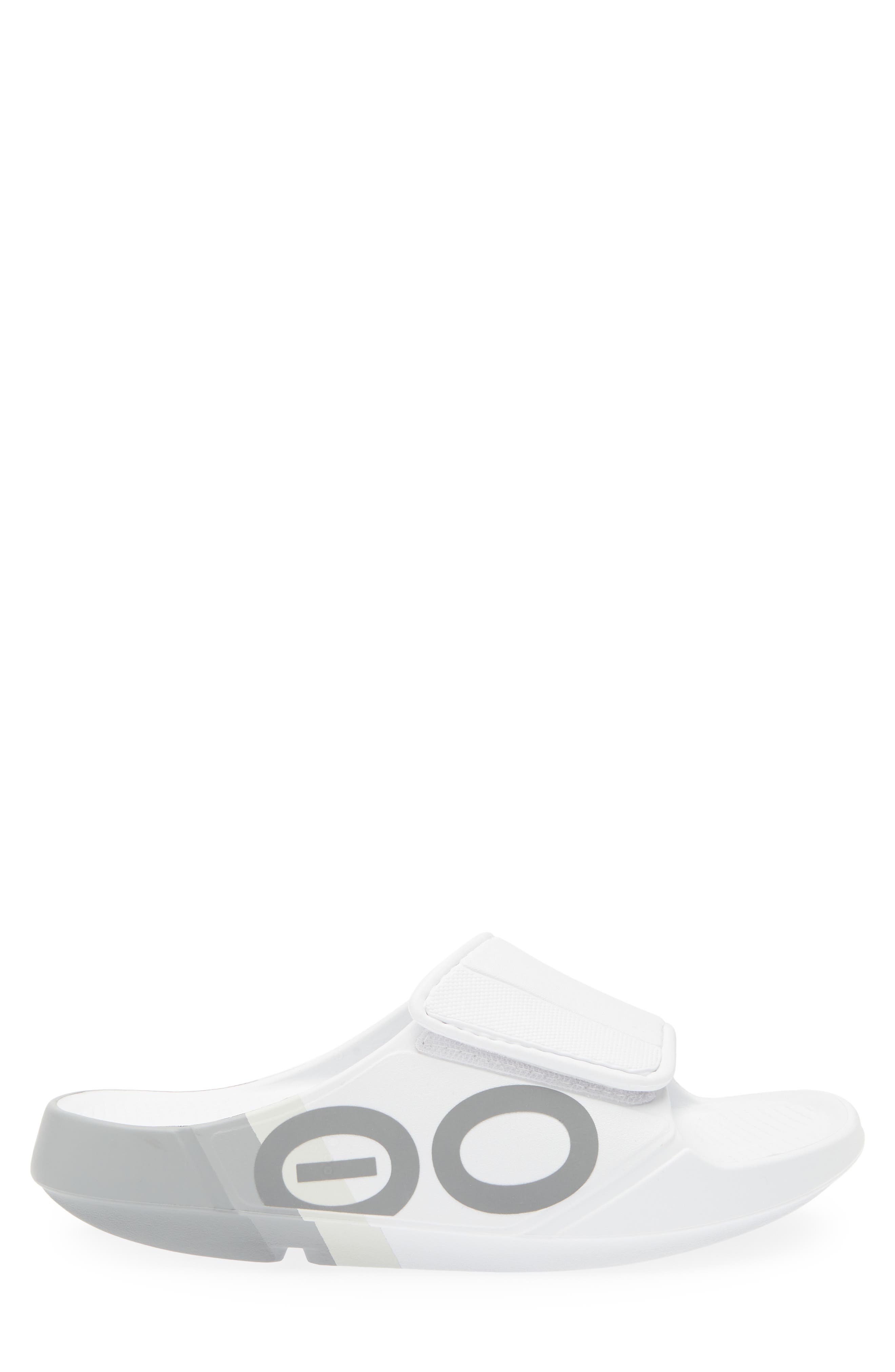 Oofos OOahh Sport Flex Limited Slide Sandal, Alternate, color, Smoke Rally