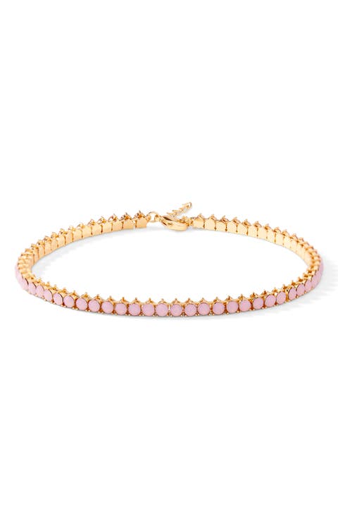 Isabella Cubic Zirconia Tennis Anklet