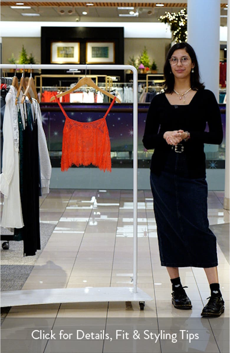 Lace Crop Cami, sales video thumbnail