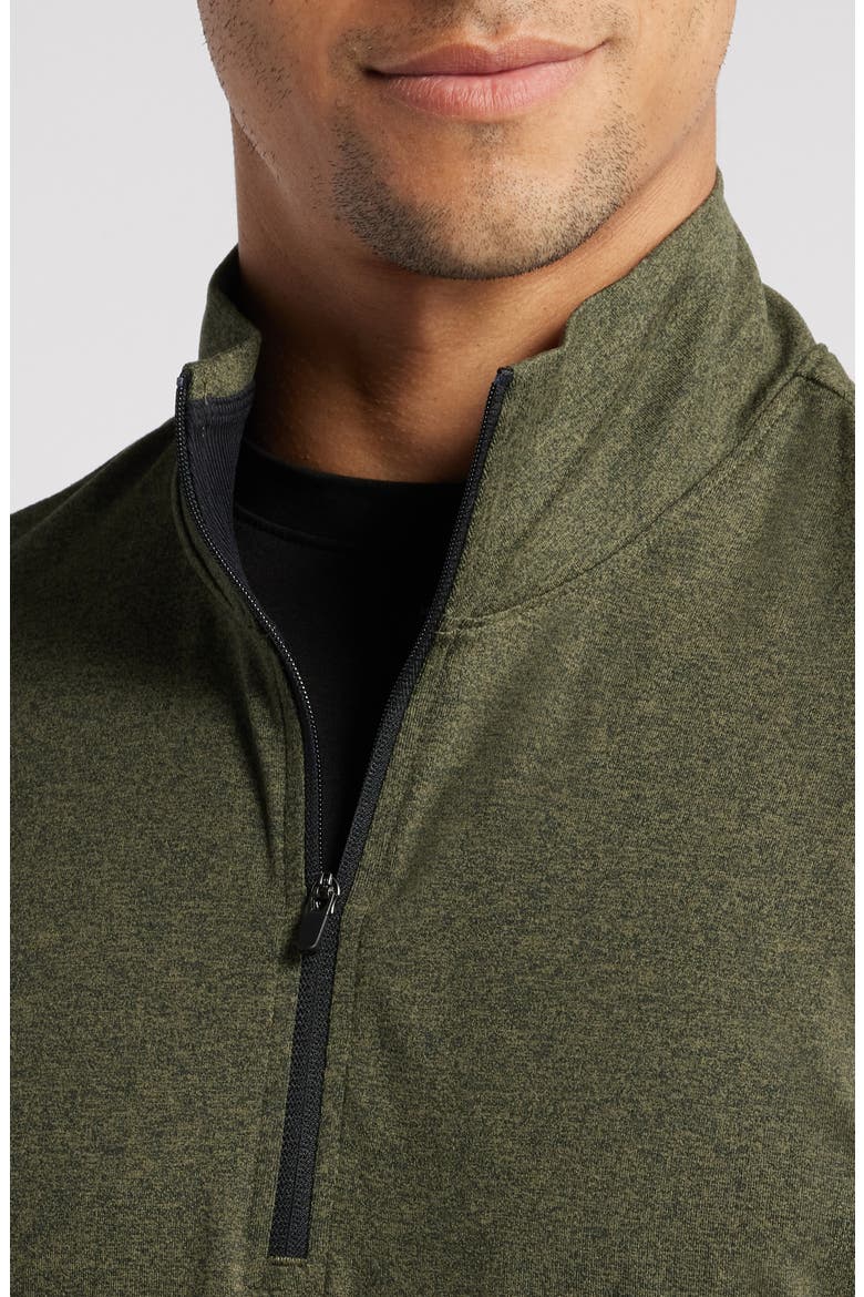 Restore Soft Quarter Zip Pullover, Alternate, color, OLIVE NIGHT