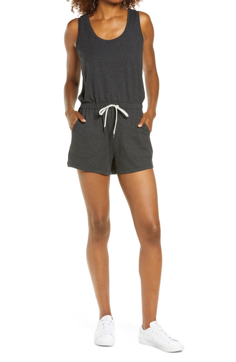 Zella Gwen Ponte Knit Romper, Main, color,