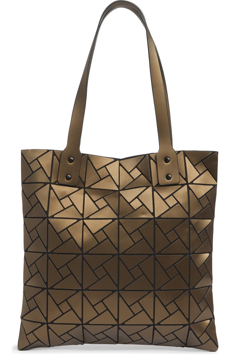 PATRIZIA LUCA Box Pattern Tote Bag, Main, color, Matte Bronze