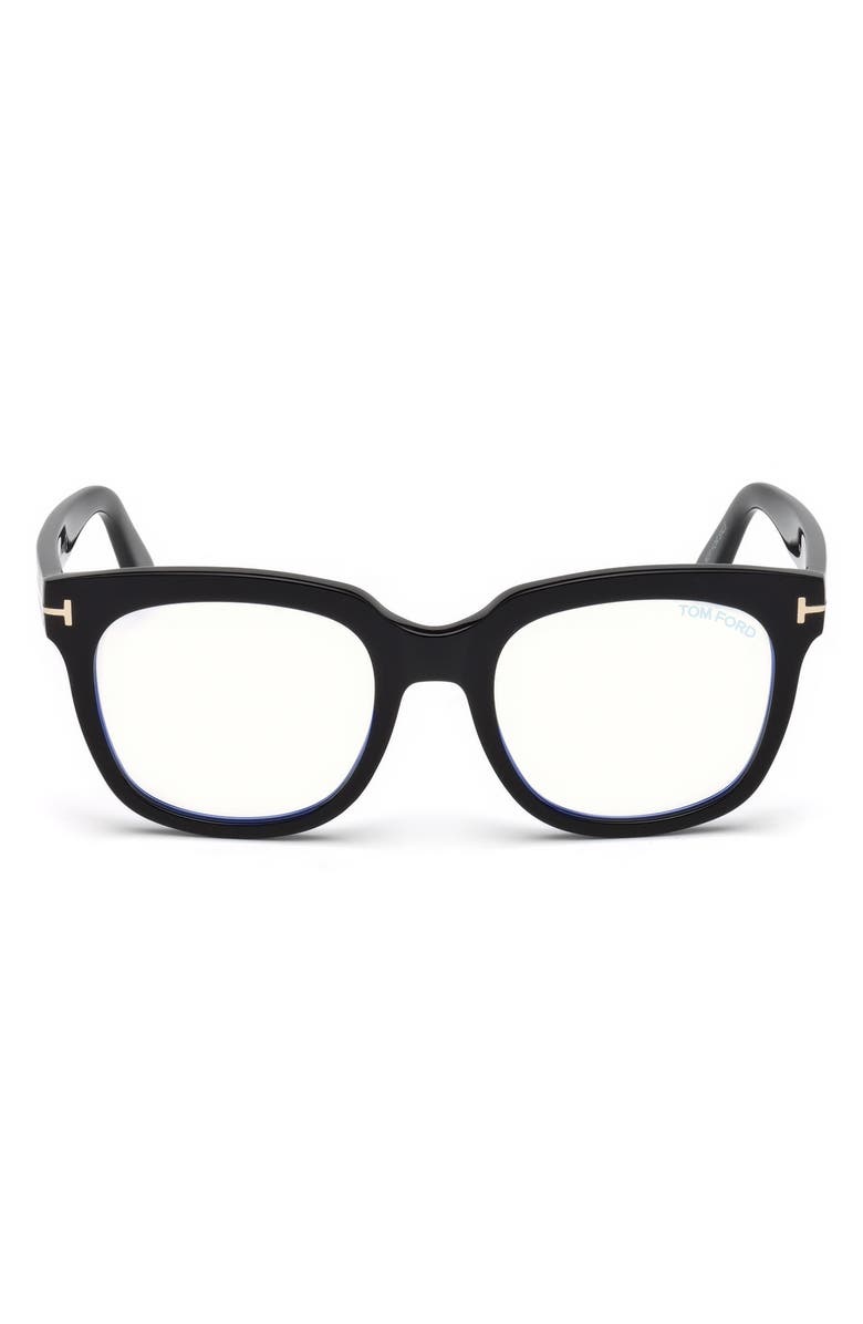 TOM FORD 52mm Blue Light Blocking Glasses, Main, color,