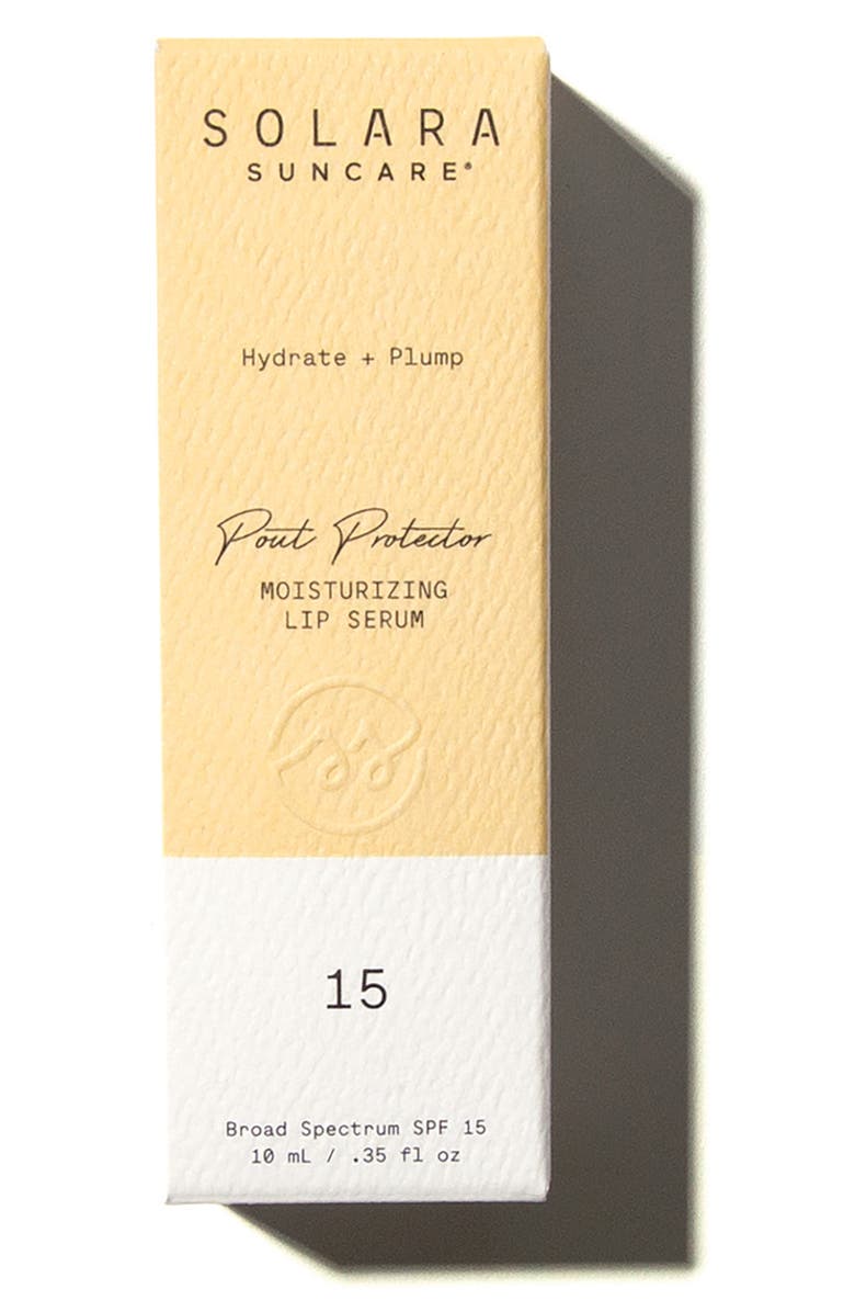 SOLARA SUNCARE Pout Protector Moisturizing Lip Serum SPF 15, Alternate, color, 