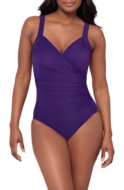 Solid Sanibel Underwire One-Piece Swimsuit