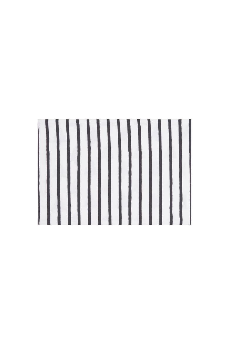 Black And White Forest Placemats Set of 4, 14" x 20", Alternate, color, White