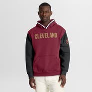 FANATICS Men's Fanatics  Wine/Black Cleveland Cavaliers Half Court Shot Clock Fastbreak Hoodie