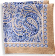 Synrgy by DXL Big & Tall Tonal Paisley Pocket Square