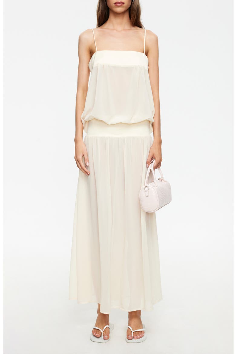 gracia maxi dress Gracia Puff Sleeve Tie Belt Maxi Dress
