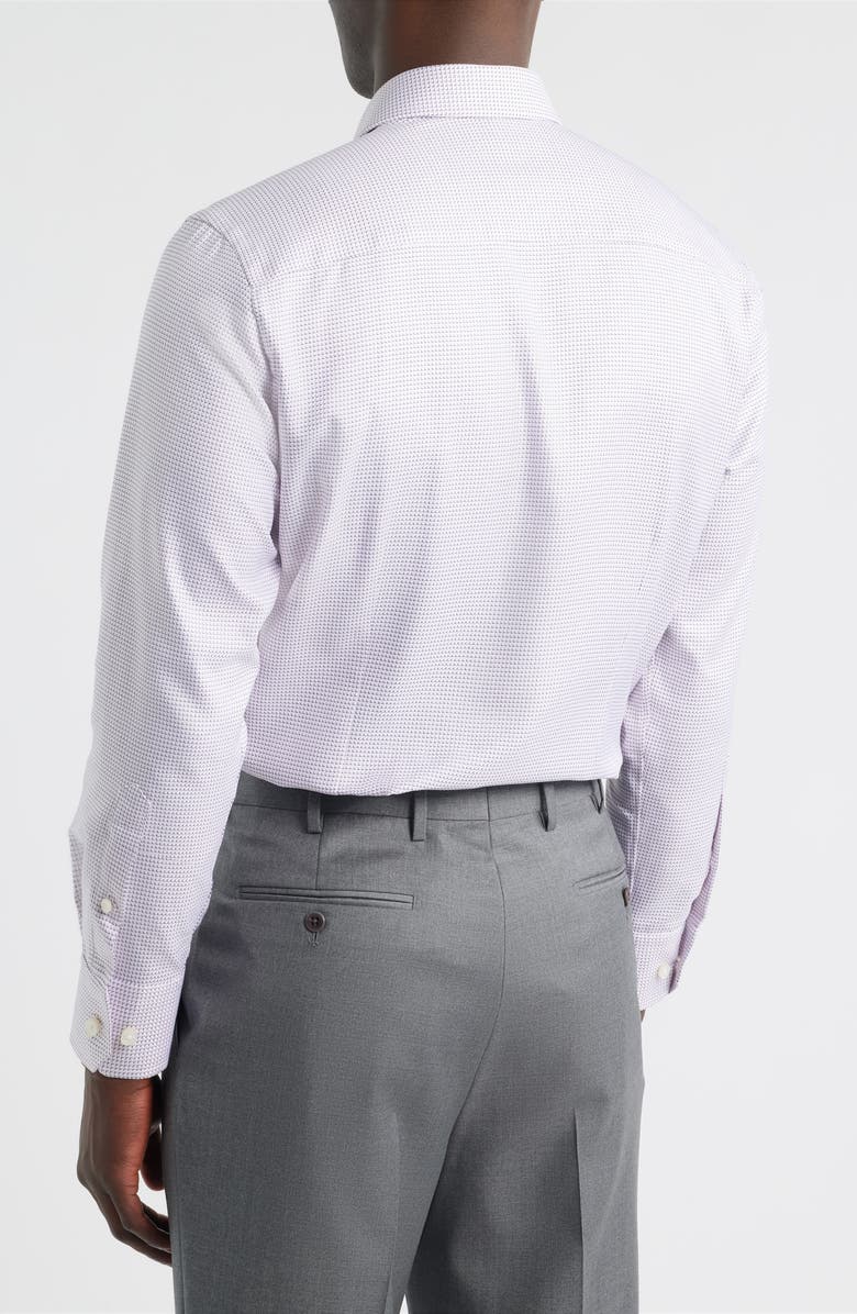 Jack Victor Wayne Cotton Dress Shirt, Alternate, color, Berry