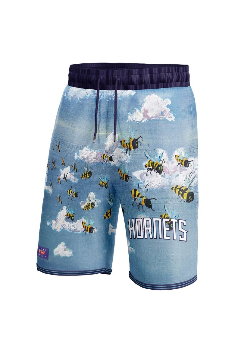 Unisex NBA & KidSuper Studios by Fanatics Blue Charlotte Hornets Hometown Shorts, Alternate, color, Blue