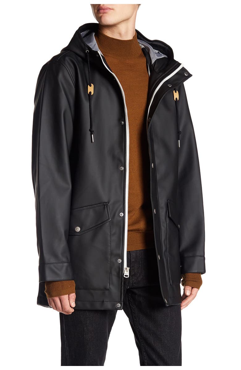 Levi's Rainy Days Hooded Jacket, Alternate, color, Black
