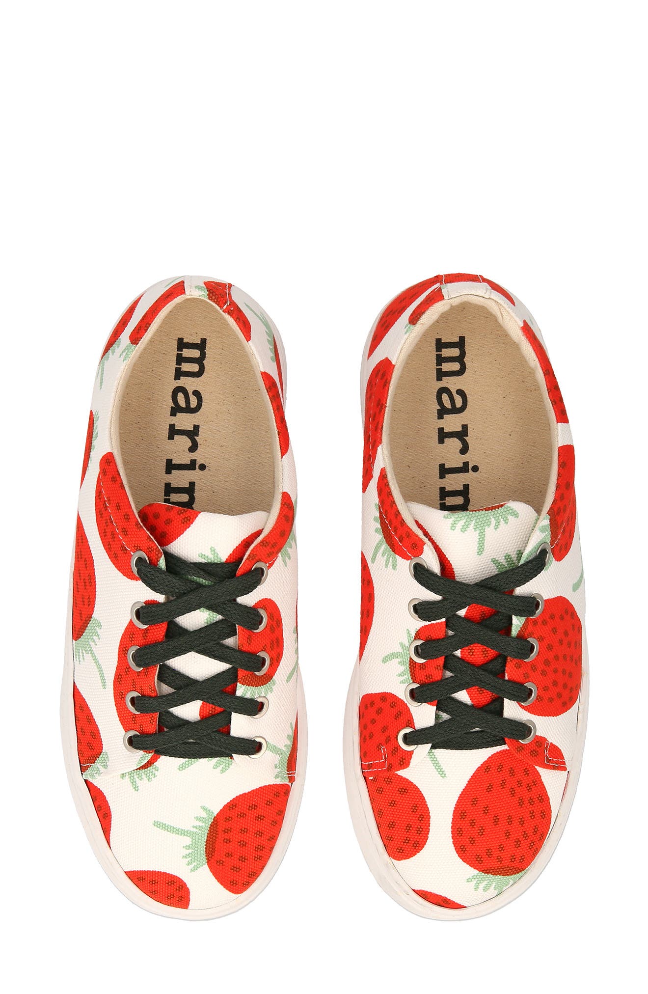 Marimekko Drutha Mansikka Strawberry Print Sneaker, Alternate, color, 