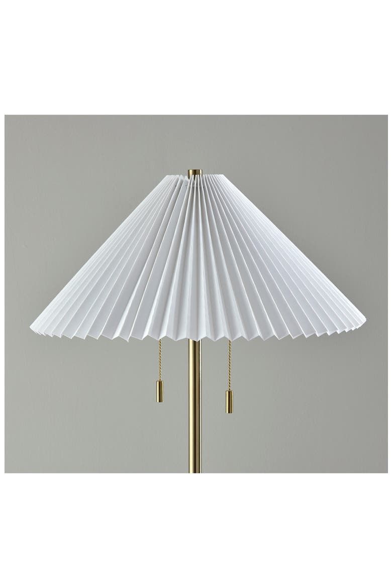 Uma Shelf Floor Lamp, Alternate, color, ANTIQUE BRASS