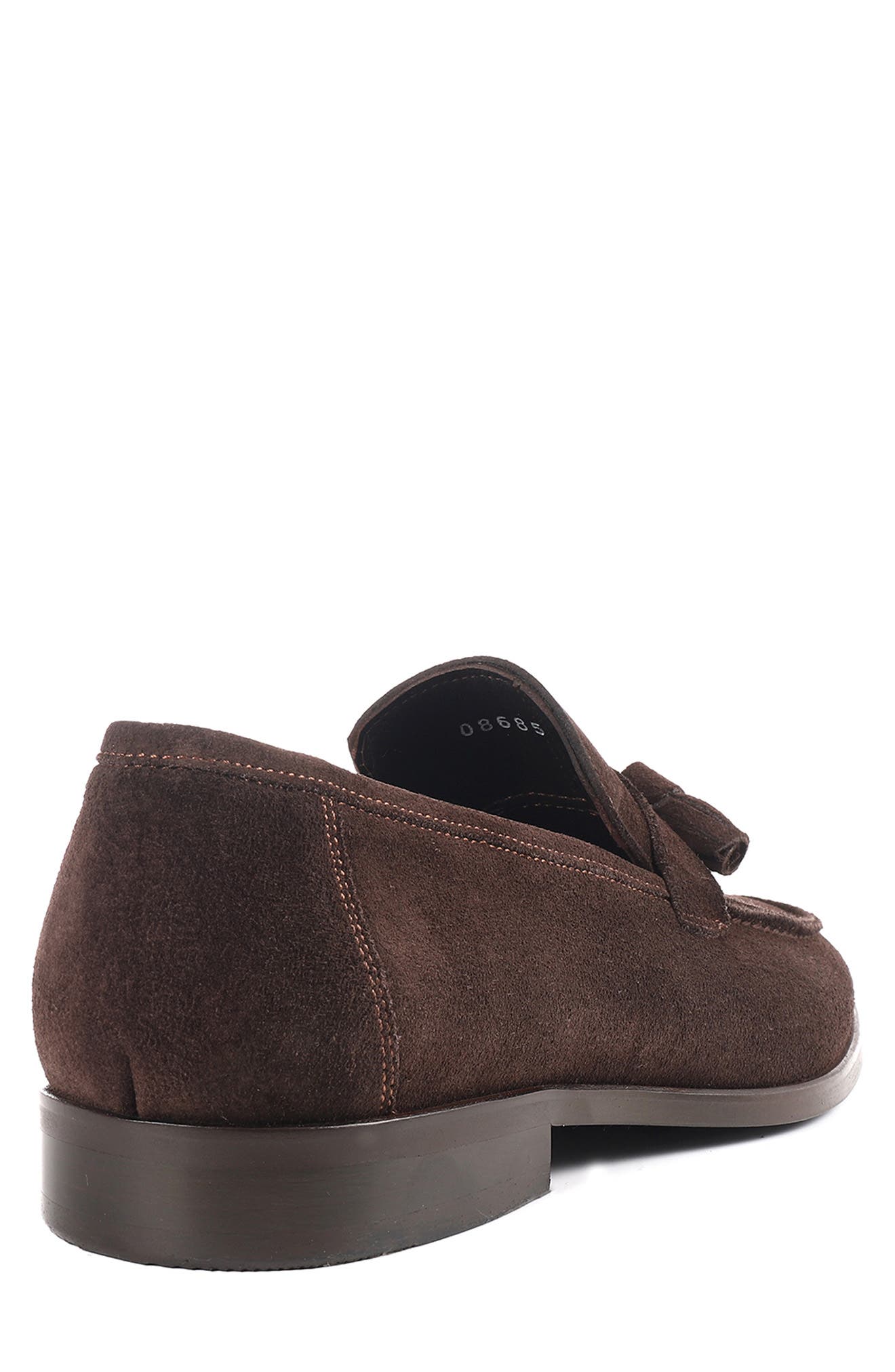 Marqueen Tassel Loafer, Alternate, color, DARK BROWN